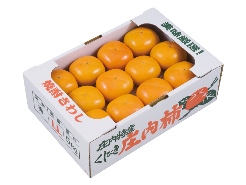 櫛引産庄内柿約5kg L〜2L級24〜27個（家庭用）